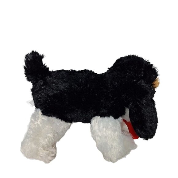 Kellytoy Puppy Dog Black White Valentine 12 Inch - Picture 3 of 8